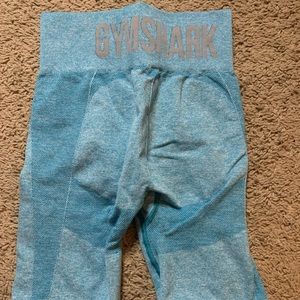 Blue gymshark biker shorts